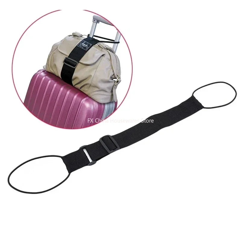 Sangle élastique pour fixer un sac sur une valise — vue 1