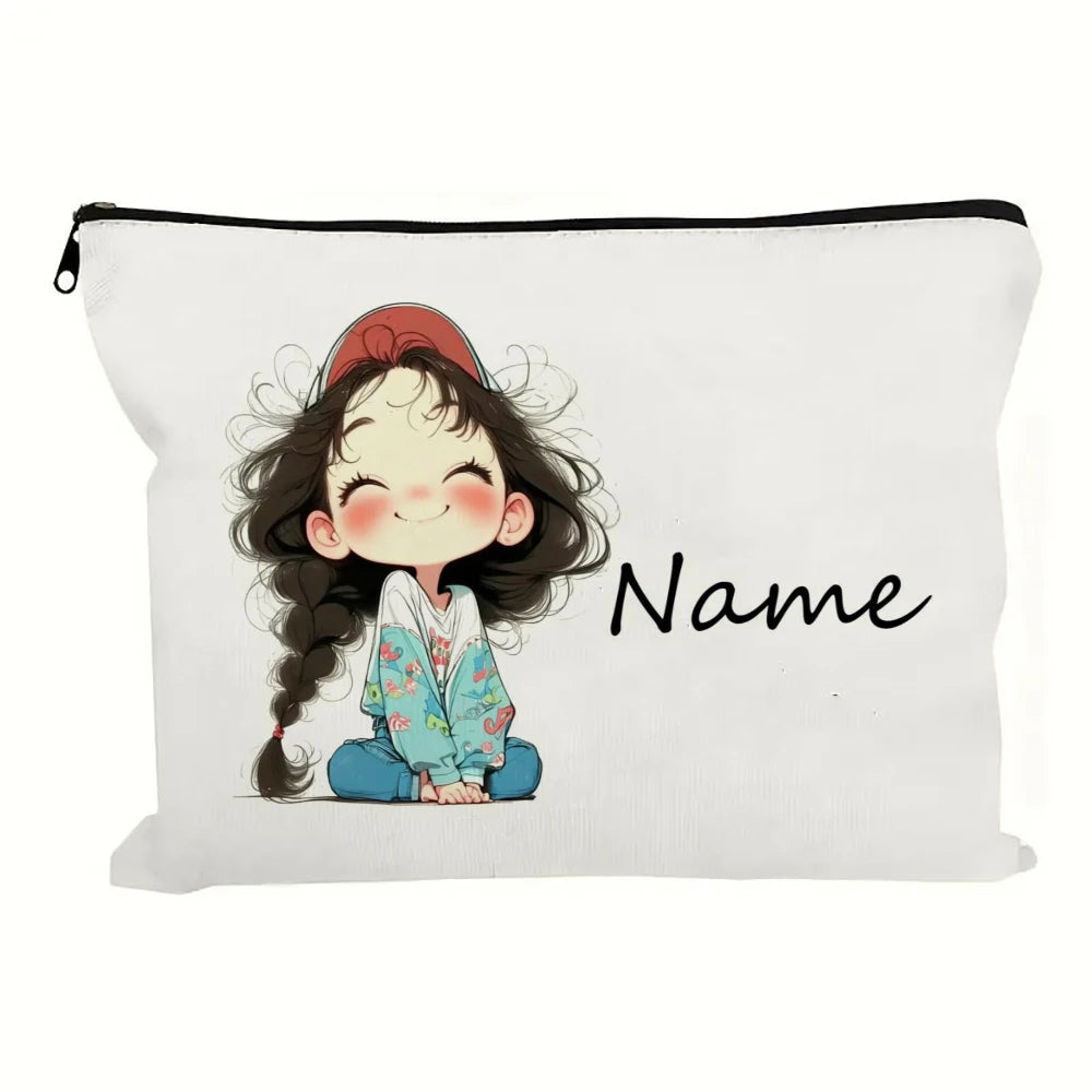 Pochette cosmétique illustrée – 18 × 25 cm — vue 11