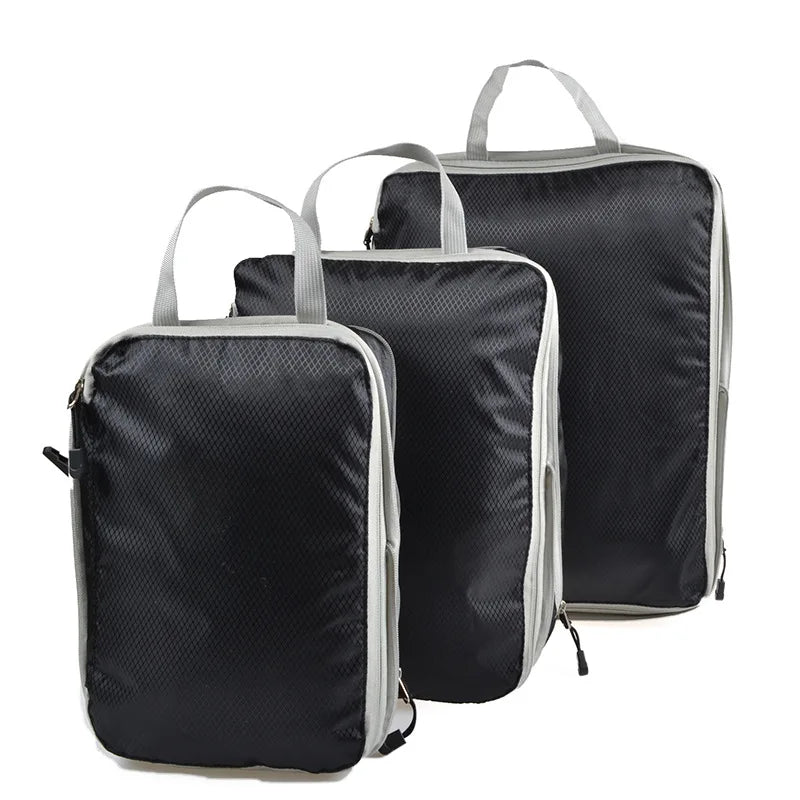 Cubes de compression grande capacité en tissu Oxford – unité ou lot — vue 5