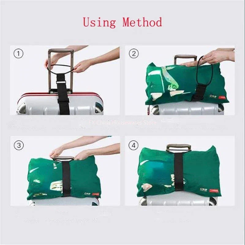 Sangle élastique pour fixer un sac sur une valise — vue 3