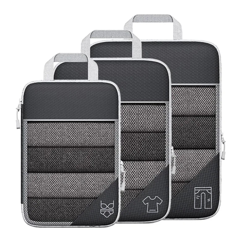 Ensemble 3 ou 6 organiseurs de valise – formats variés — vue 9