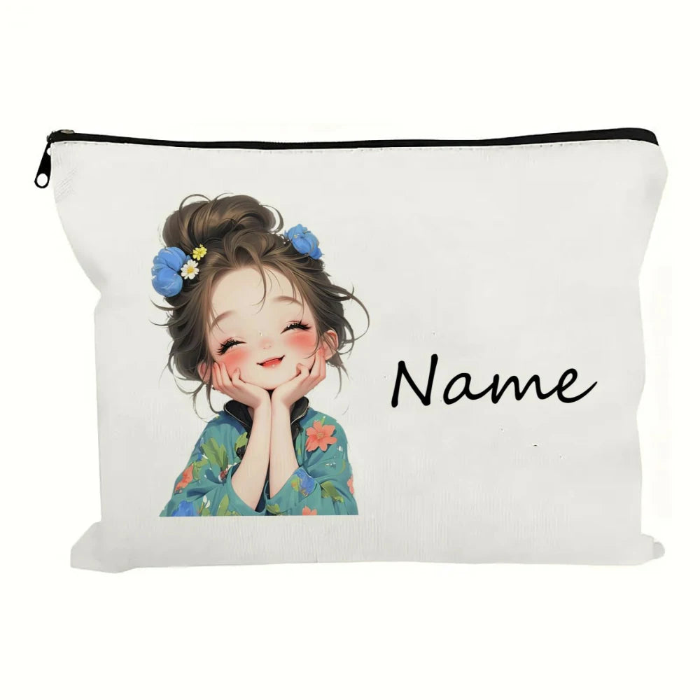 Pochette cosmétique illustrée – 18 × 25 cm — vue 10