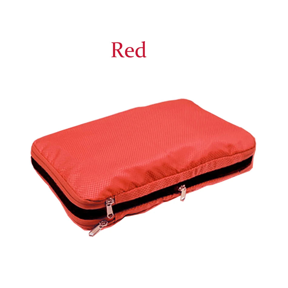 Cubes de rangement double compartiment en polyester – 3 tailles — vue 10