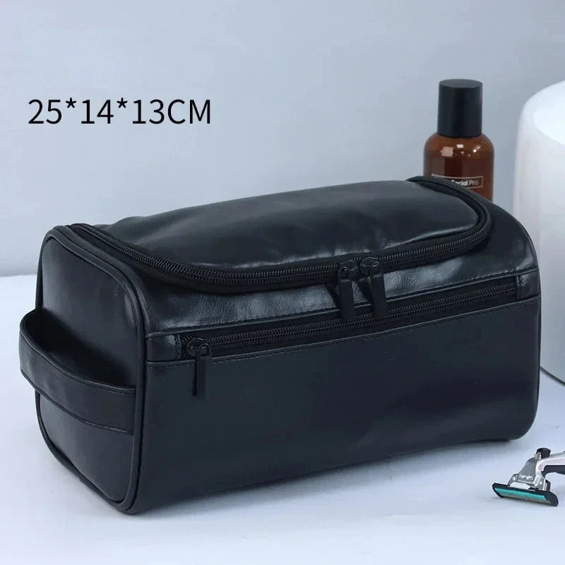 Trousse de toilette suspendue premium – toile ou finition PU — vue 9