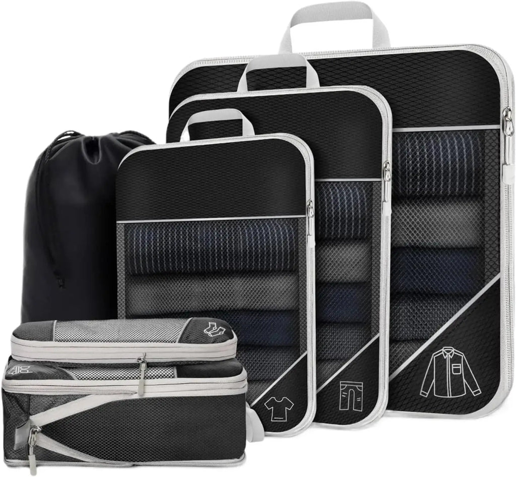 Ensemble de 6 organiseurs de valise avec sac à chaussures — vue 7