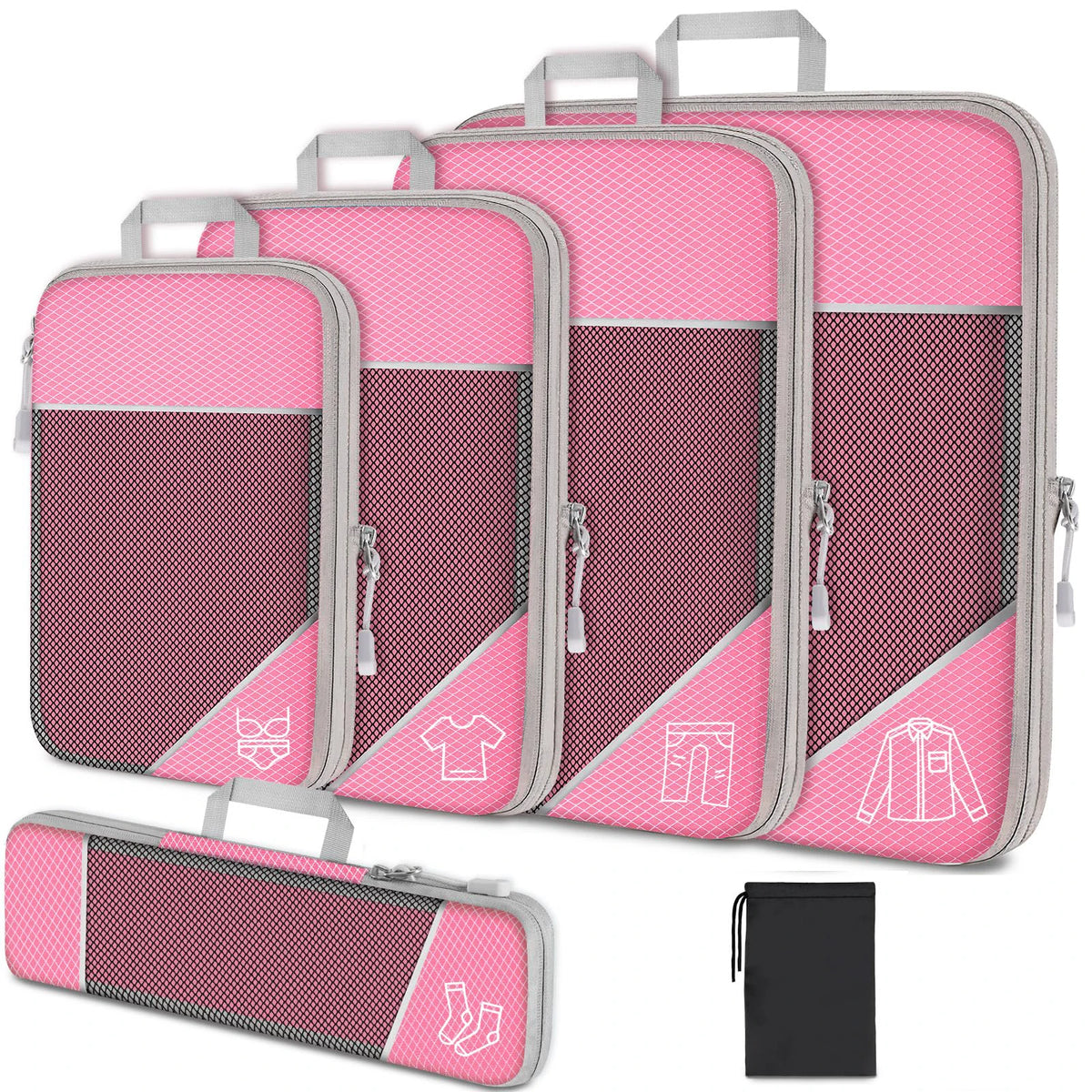 Ensemble 3 ou 6 organiseurs de valise – formats variés — vue 12
