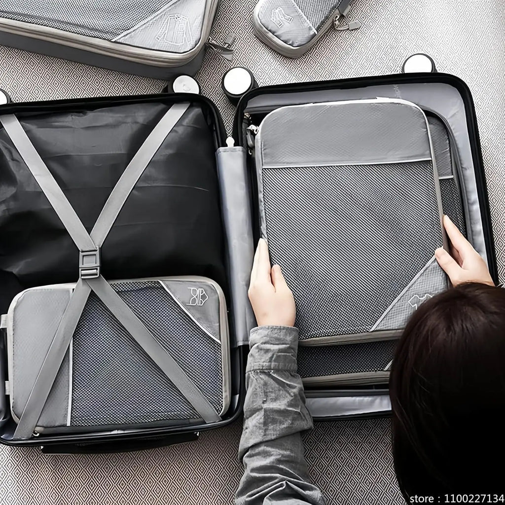 Ensemble de 6 organiseurs de valise avec sac à chaussures — vue 4