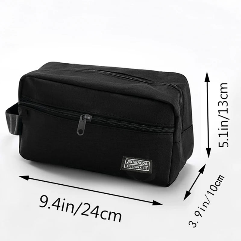 Trousse de toilette compacte en tissu Oxford – plusieurs modèles — vue 3