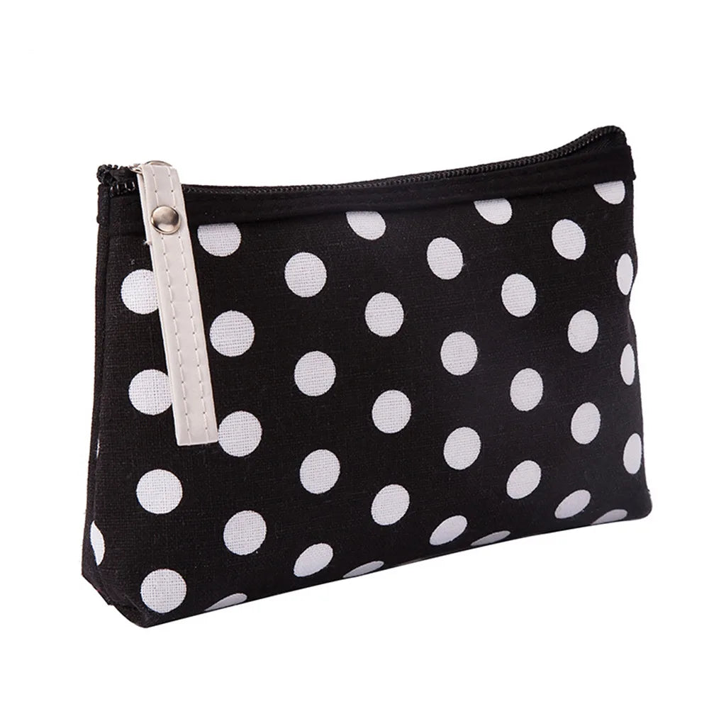 Pochette beauté compacte en toile – plusieurs motifs — vue 1