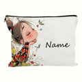 Pochette cosmétique illustrée – 18 × 25 cm — vue 7