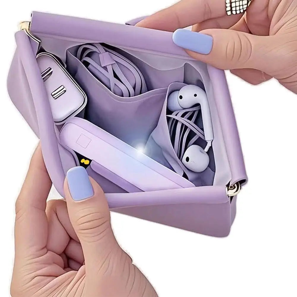 Pochette organisatrice de voyage pour câbles et petits accessoires – vue 8