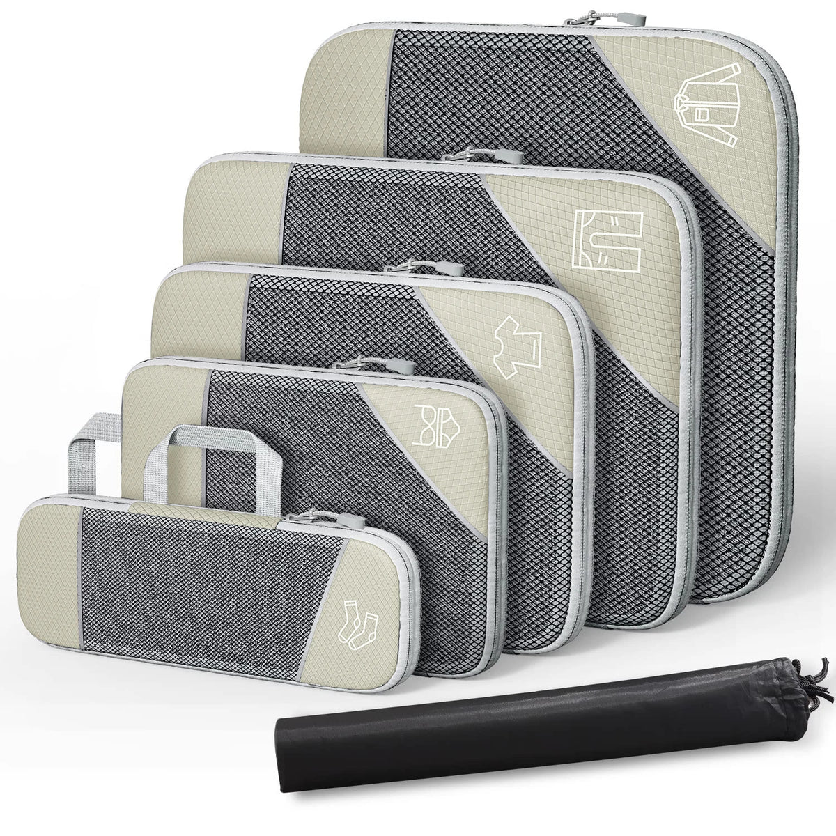 Ensemble 3 ou 6 organiseurs de valise – formats variés — vue 11