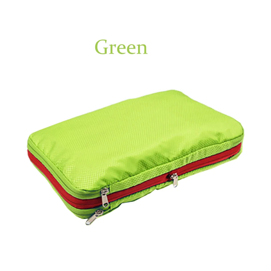 Cubes de rangement double compartiment en polyester – 3 tailles — vue 7