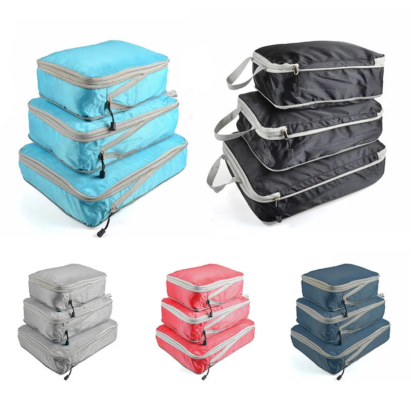 Cubes de rangement pliables en tissu Oxford – unité ou lot de 3 — vue 1