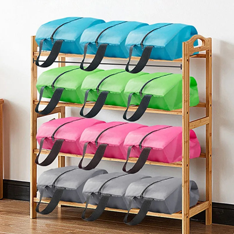 Sac à chaussures de voyage zippé – 3 tailles — vue 6