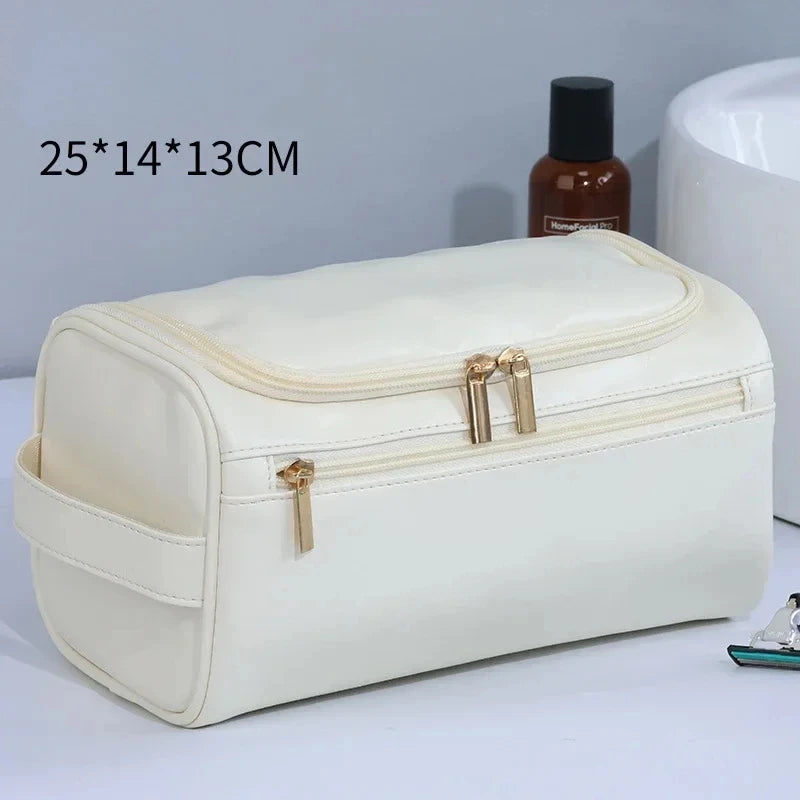 Trousse de toilette suspendue premium – toile ou finition PU — vue 11