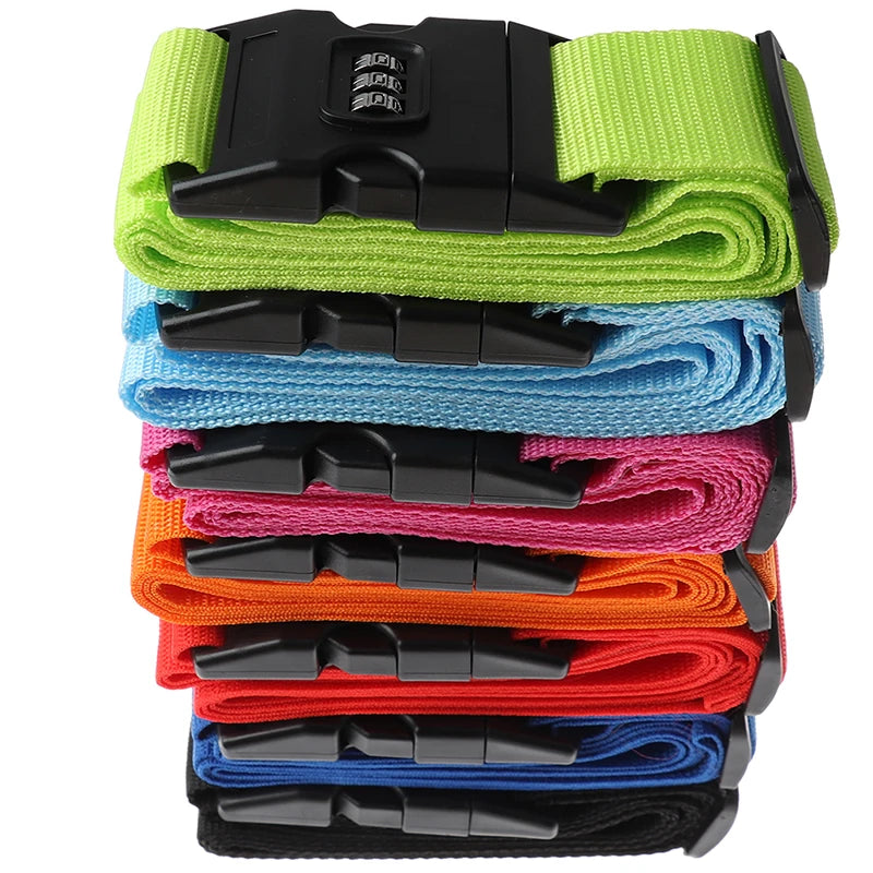 Sangle de valise sécurisée avec cadenas à code – 200 cm — vue 3