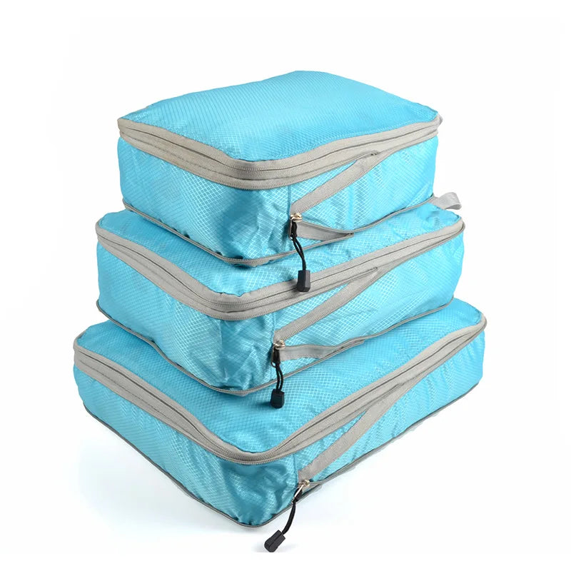 Lot de 3 cubes de compression pour valise – 3 tailles — vue 8