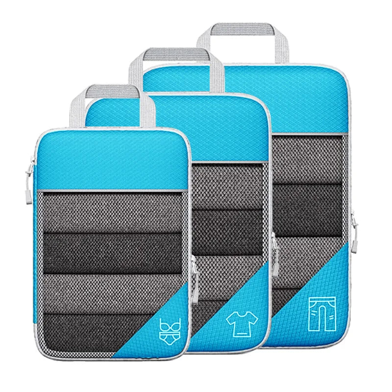 Ensemble 3 ou 6 organiseurs de valise – formats variés — vue 16