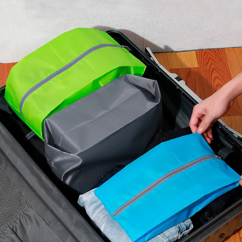 Sac à chaussures de voyage zippé – 3 tailles — vue 3