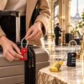 Cadenas de voyage utilisé sur une valise