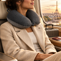 Coussin de voyage en U utilisé pendant un trajet